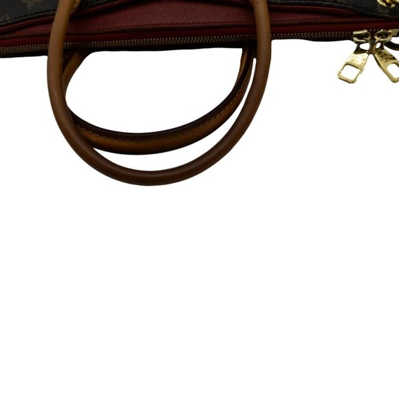 LOUIS VUITTON Pallas MM Monogram Canvas Shoulder Bag Brown - Picture 5 of 16